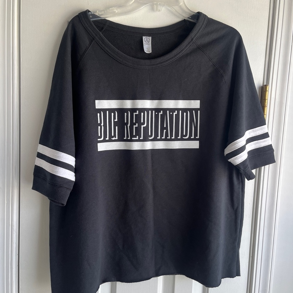 Big Reputation crop sweatshirt